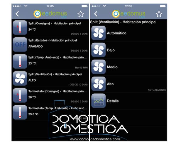 Manejo del módulo Remotec ZXT-120 IR en la App eedomus para iOS