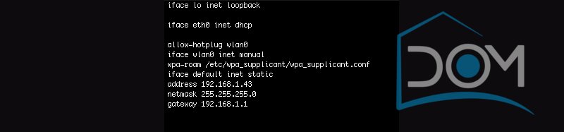 Poniendo IP Fija en Raspberry Pi