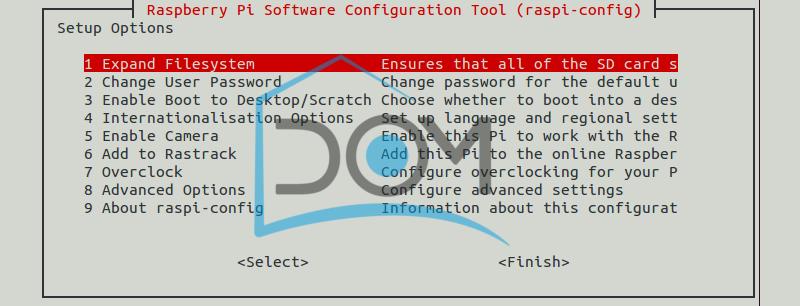 Software Configuration Tool Raspberry Pi