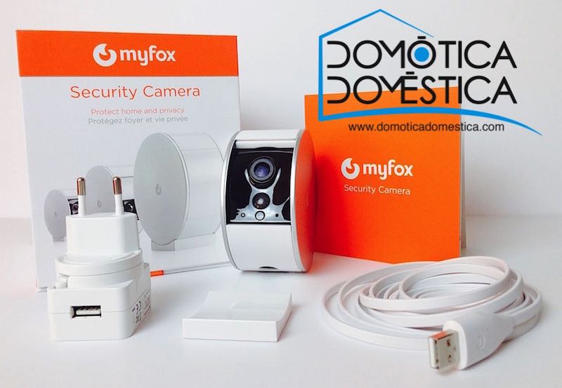 Security Camera de Myfox. Contenido del paquete