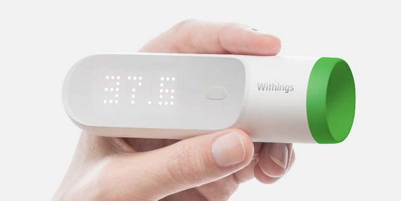 Withing ofrece medidores de actividad física y un termómetro