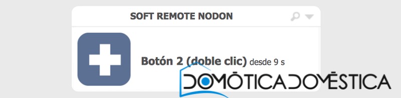 Soft Remote Z-Wave Plus de Nodon - Widget en eedomus