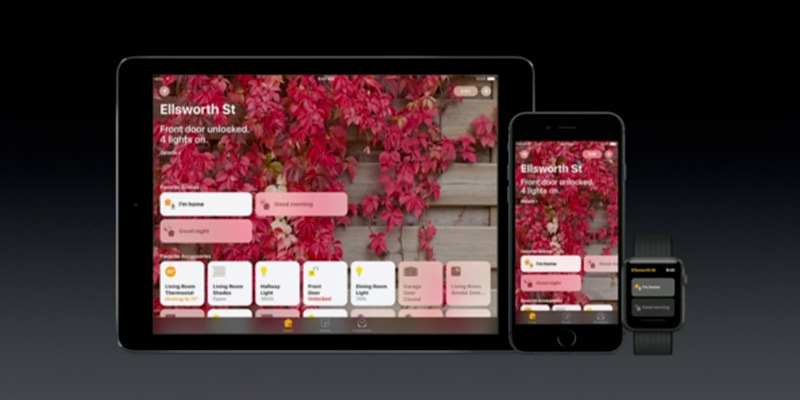 HomeKit de Apple en dispositivos iOS