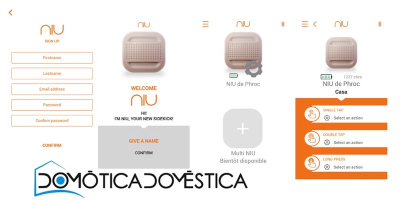Configuración de NIU en la App para iOS