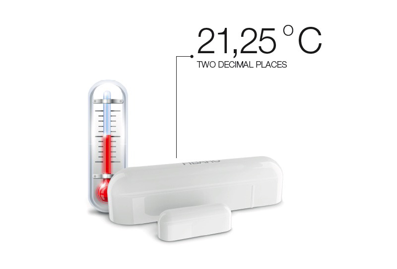 Fibaro Door/Window Sensor 2 con sensor de temperatura